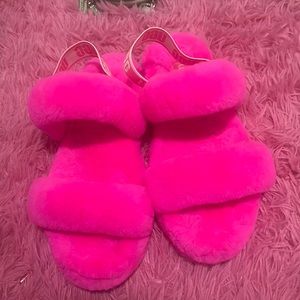 Ugg Oh Yeah Slippers, Hot pink!